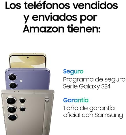 Samsung Galaxy S24 - Smartphone, 128 GB almacenamiento, 8 GB RAM, AI móvil