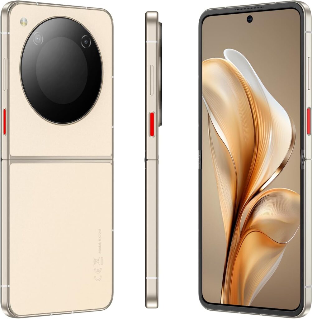 Nubia Flip 5G - Smartphone Nubia, cámara 50 MP, pantalla dinámica, liberado, 256GB almacenamiento