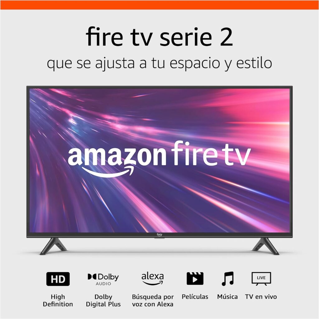 "Amazon Fire TV Serie 2 40 pulgadas HD - Smart TV con Alexa integrada"