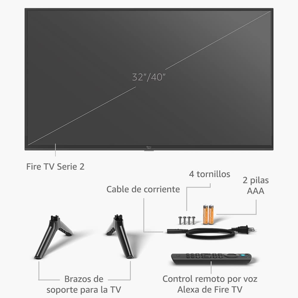 "Amazon Fire TV Serie 2 40 pulgadas HD - Smart TV con Alexa integrada"