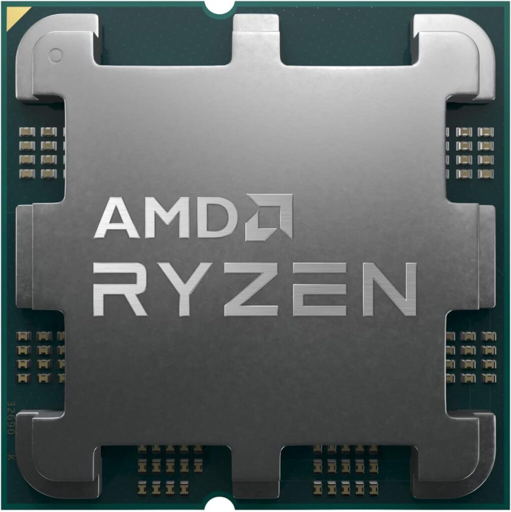 "Procesador AMD Ryzen 7 7700X, 8 núcleos, 16 hilos, rendimiento gaming"