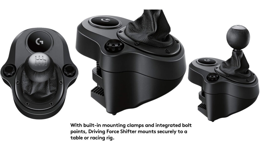 Logitech G Driving Force Shifter - Palanca de cambios Logitech, Shifter para G29, Shifter para G920, Shifter para G923, Simulador de conducción
