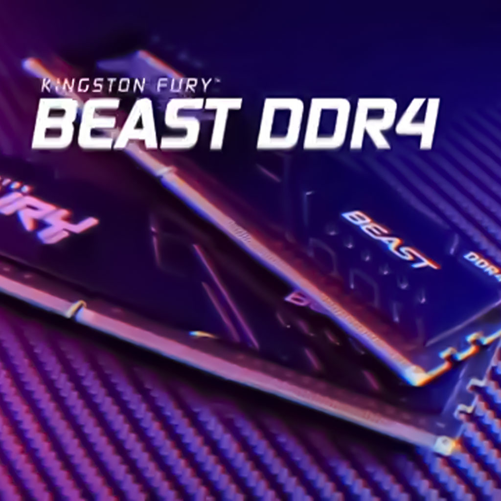 Kingston Fury Beast Black 16GB DDR4 alto rendimiento